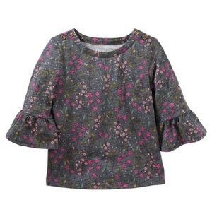OshKosh B’gosh | Floral Print Bell-sleeve Top